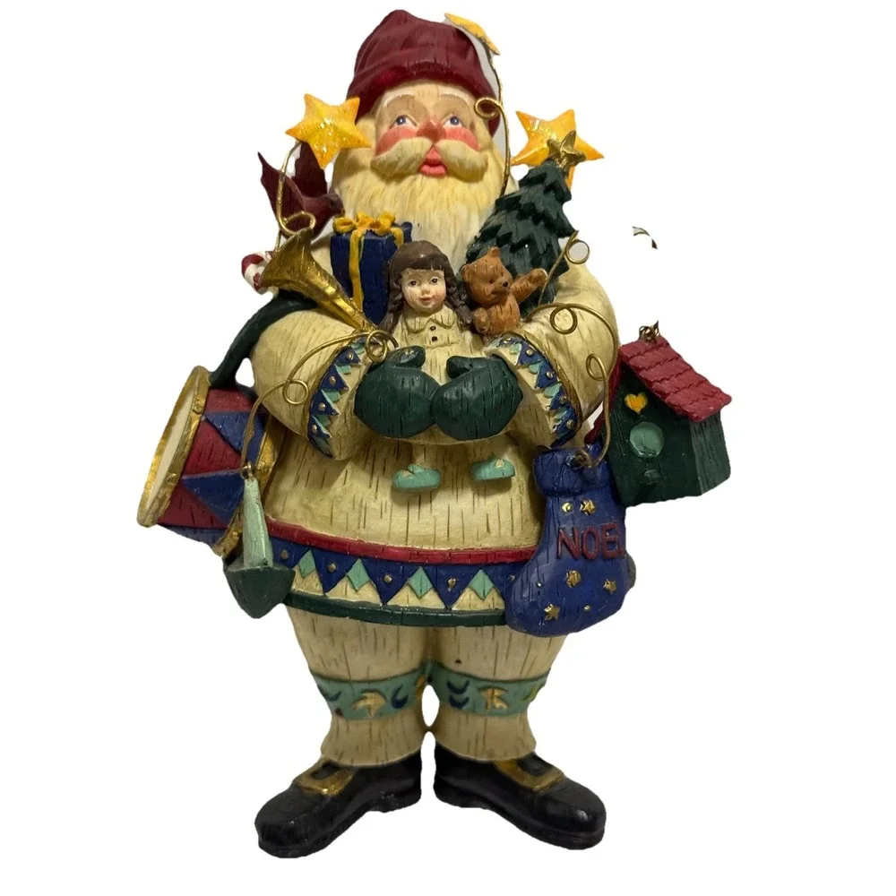 Charming Vintage Santa - Classic Christmas Decor‎ With A Minor Flaw